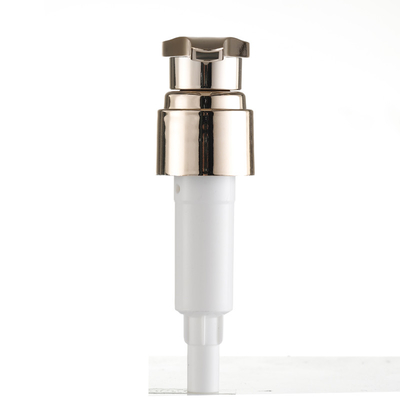 Golden PP Cosmetic Hand Sanitizer Pump Distribution Pump Logo Lasering