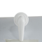 Biała błyszcząca plastikowa pompka do balsamu 24 mm zabezpieczenie przed dziećmi