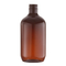 Ciemnobrązowa półprzezroczysta butelka z pianki PET 900 ml do szamponu do mycia ciała