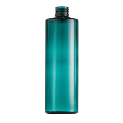 Ciemnozielona półprzezroczysta plastikowa butelka PET 300 ml niestandardowa