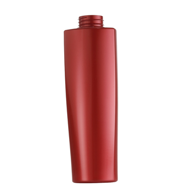 450 ml czerwonego przezroczystego plastikowego balsamu do ciała i szamponu z okrągłym pojemnikiem na butelkę