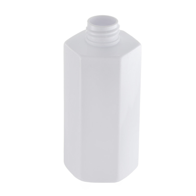 Hexagon White 150 ml plastikowa butelka na balsam 24 mm usta Dostosowane