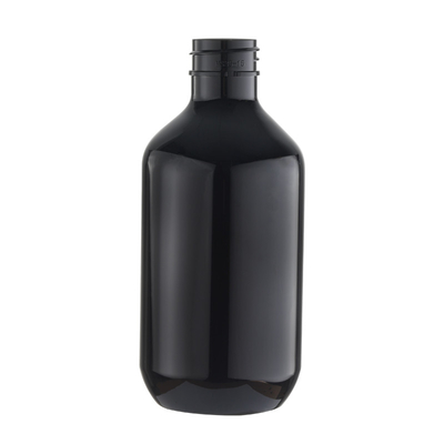 Okrągła 300 ml ciemnobrązowa butelka z pompką do szamponu Pusta płynna dezynfekcja rąk do wielokrotnego napełniania do dezynfekcji