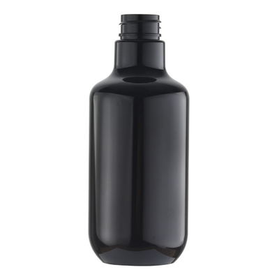 350 ml ciemnobrązowych butelek z pompką do balsamu Pusta okrągła butelka szamponu do wielokrotnego napełniania