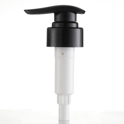 Czarna błyszcząca plastikowa pompa do balsamu 32 mm Zewnętrzna sprężyna bez rozlewania